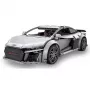 Jamara CaDA Audi R8 Coupé 1:14, pilkas, 2,4 GHz valdomas kaladėlių modelis