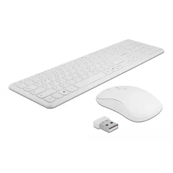Belaidis RF klaviatūros ir pelės rinkinys DeLOCK 12703 (QWERTY vokiečių išdėstymas)