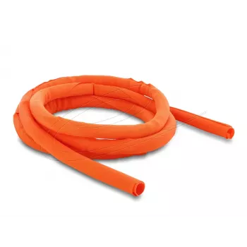 Savaiminio užsidarymo kabelių apsauginis kanalas DELOCK 2 m × 16 mm oranžinis