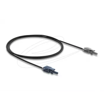DELOCK optinis pluošto adapteris 90998 daugiamodis POF kabelis 100 cm juodas/pilka