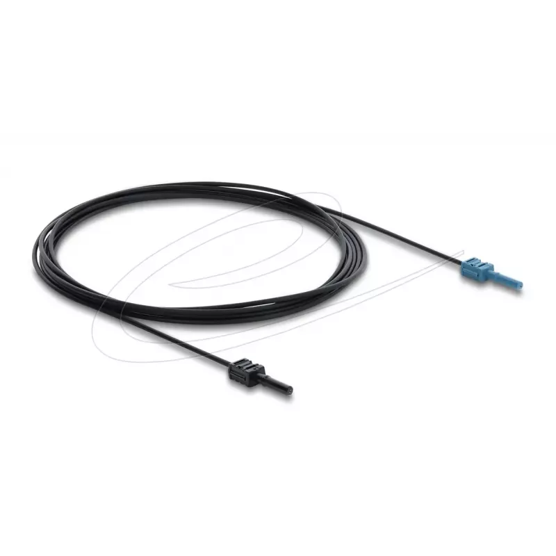 Skaidulinis optinis adapterio kabelis DELOCK 91026, daugiamodis POF, 3 m, juoda/mėlyna, 1 vnt.