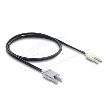 Adapterinis šviesolaidinis kabelis DELOCK 91027 daugiamodis 100 cm juodas/pilkas, 1 vnt.
