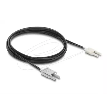 Skaidulinės optikos adapterio laidas DELOCK 91028 daugiamodis, 2 m, juoda/pilka