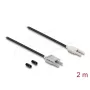 Skaidulinės optikos adapterio laidas DELOCK 91028 daugiamodis, 2 m, juoda/pilka