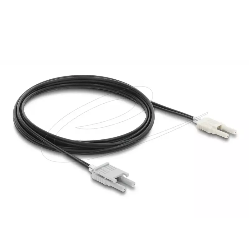 Optinio pluošto adapterio kabelis DELOCK 91030, daugiamodis POF, 3 m, juodas/pilkas