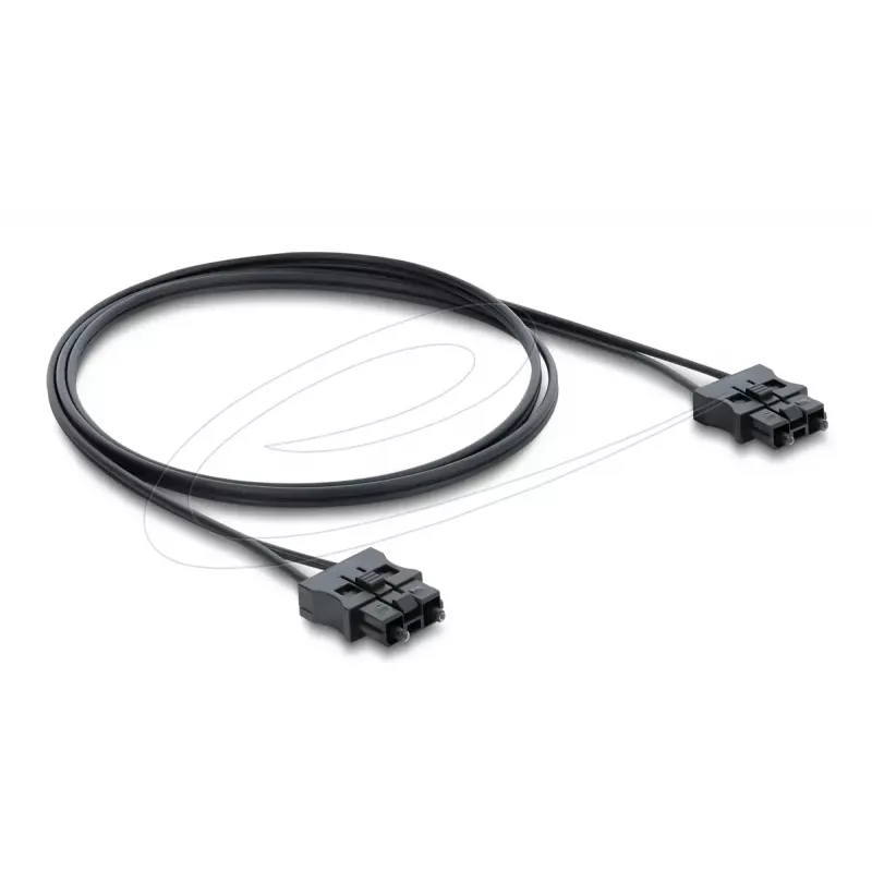 Šviesolaidinis kabelis DELOCK 91045 POF plastikinis ST į ST 1 m juodas