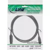 InLine FireWire 400 į 800 1394b laidas 4/9 kištukinis vyriškas 1,8 m juodas