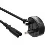 InLine maitinimo laidas su JK kištuku (BS 1363) į Euro 8 lizdą (C7), 1,8 m, 250 V, 2,5 A