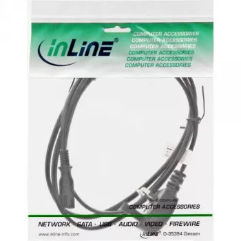 InLine maitinimo laidas su JK kištuku (BS 1363) į Euro 8 lizdą (C7), 1,8 m, 250 V, 2,5 A