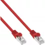 InLine Patch Laidas F/UTP Cat.5e raudonas 3m