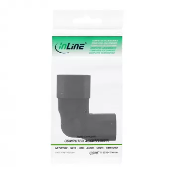 InLine maitinimo adapteris IEC 60320 C14 / C13, kairysis / dešinysis kampuotas, 3 kontaktų IEC