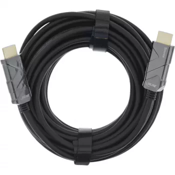 InLine HDMI AOC laidas, itin greitas HDMI laidas, 8K4K, juodas, 25m