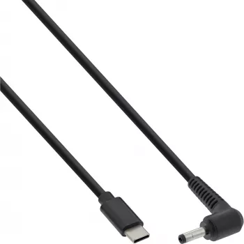 InLine USB-C į BenQ/ASUS nešiojamojo kompiuterio (apvalus/mažas) įkrovimo laidas, 2 m