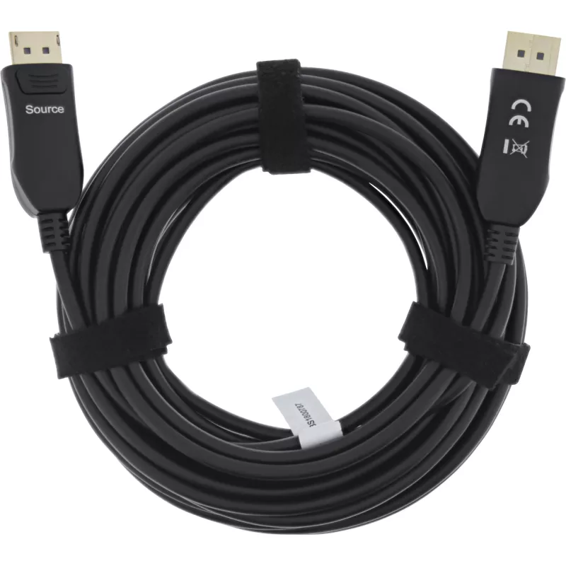 EATON DisplayPort 2.1 AOC aktyvus optinis kabelis, DisplayPort–DisplayPort, 10 m, juodas