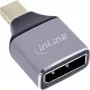 InLine 17291C adapteris DisplayPort lizdas – Mini DisplayPort kištukas, pilka, juoda