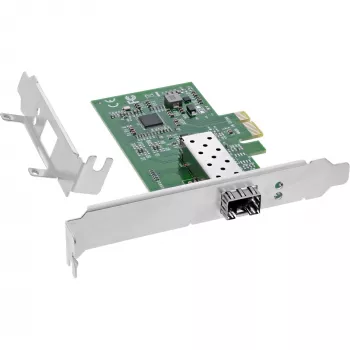 Vidinė tinklo plokštė InLine 51125N SFP šviesolaidis 1000 Mbit/s PCI Express