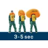 DEUTER Alproof Lite 22 kuprinė lavininei įrangai – 22 L, turmeric/juoda, lengva ir patvari