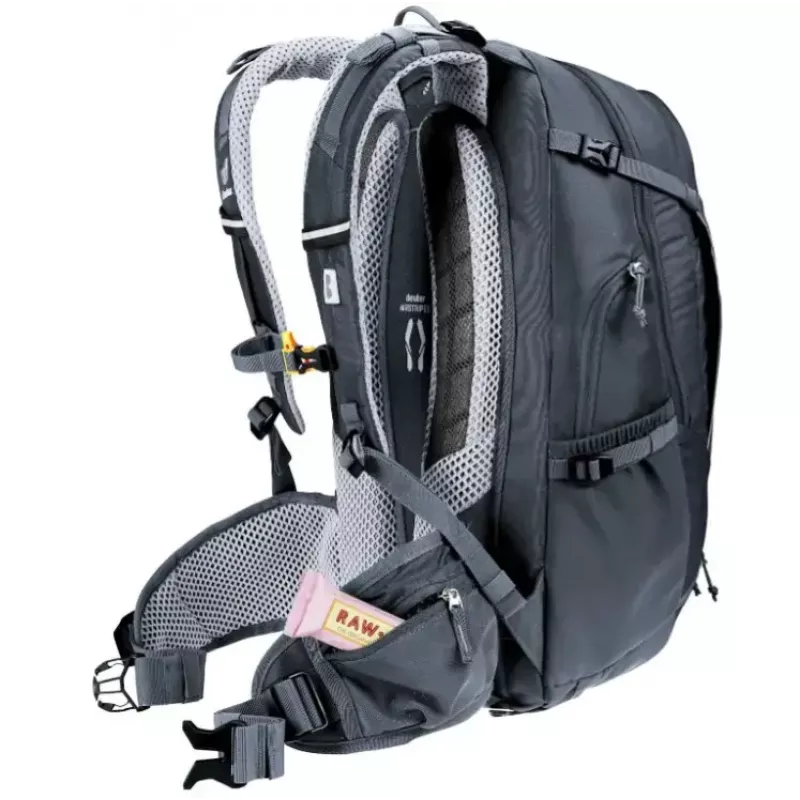 Kuprinė DEUTER Trans Alpine 24 – dviračių kuprinė, 24 l, juoda