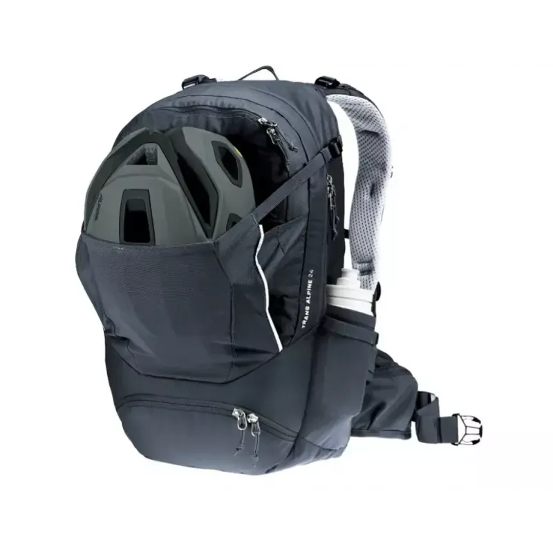 Kuprinė DEUTER Trans Alpine 24 – dviračių kuprinė, 24 l, juoda