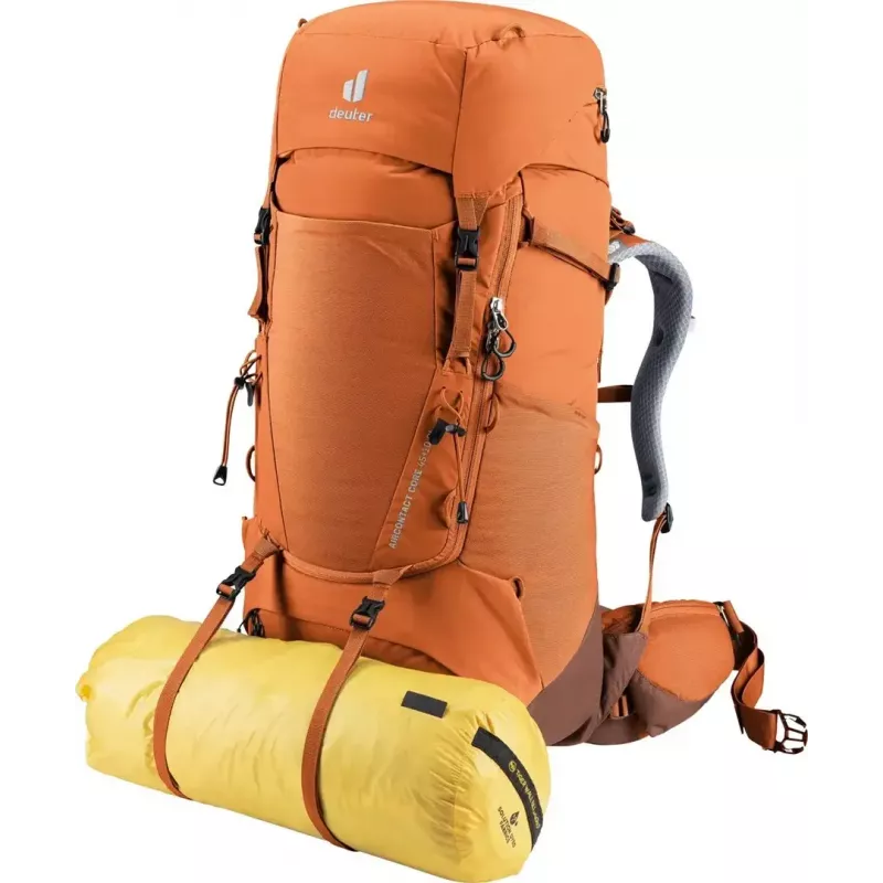 Trekking kuprinė DEUTER Aircontact Core 45+10 SL – kaštoninė-umbra, 45+10 L talpa
