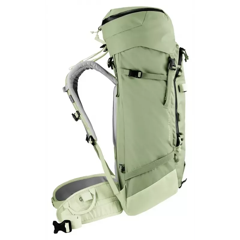 Kuprinė DEUTER Freescape Pro 38+ SL — 38+ L moteriška, spalva grove-mineral, poliamidinis ripstop
