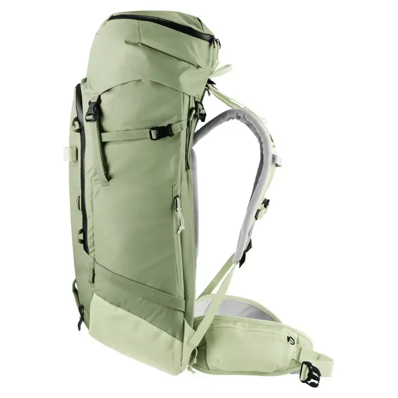 Kuprinė DEUTER Freescape Pro 38+ SL — 38+ L moteriška, spalva grove-mineral, poliamidinis ripstop