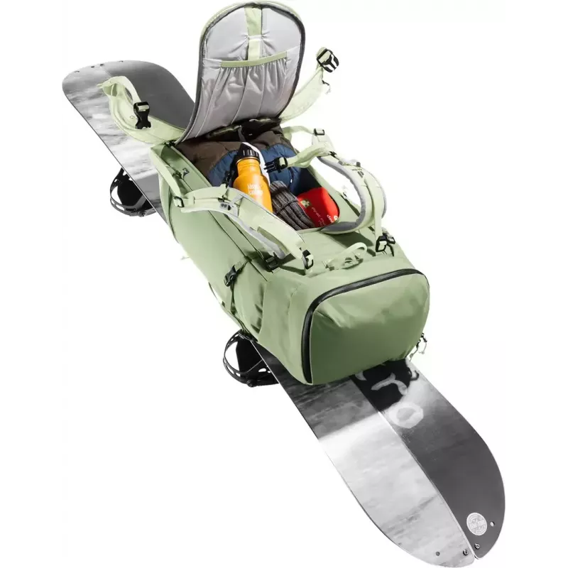 Kuprinė DEUTER Freescape Pro 38+ SL — 38+ L moteriška, spalva grove-mineral, poliamidinis ripstop