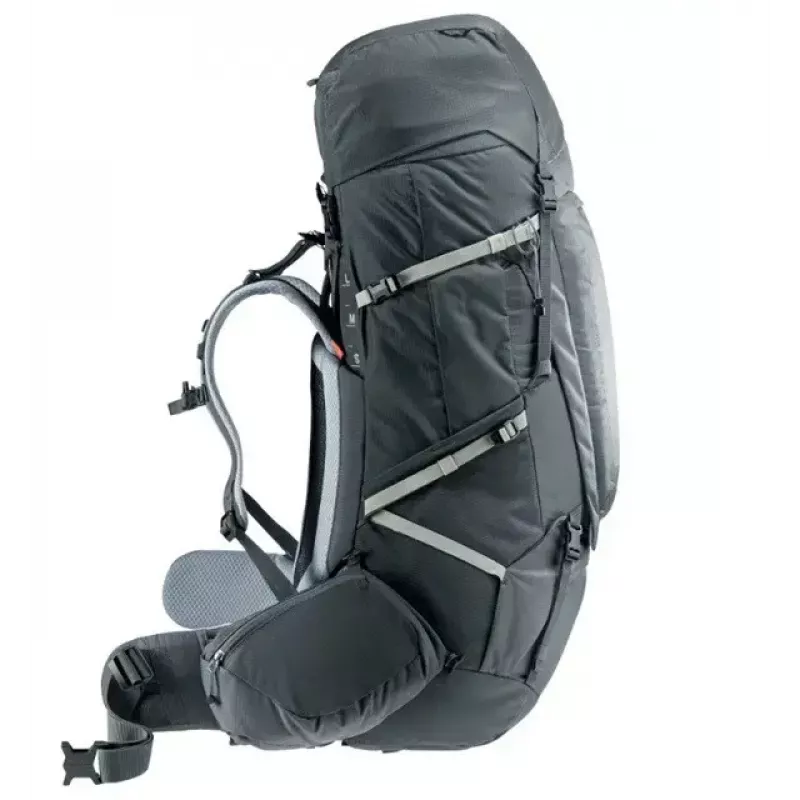 Kuprinė DEUTER Aircontact Pro 75+10 SL Moteriška — 75+10 L, SL pritaikymas, Graphite, 2.88 kg, Nailonas