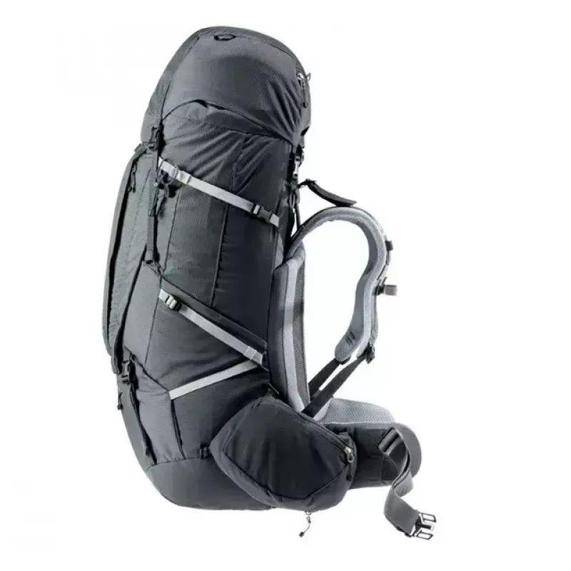 Kuprinė DEUTER Aircontact Pro 75+10 SL Moteriška — 75+10 L, SL pritaikymas, Graphite, 2.88 kg, Nailonas