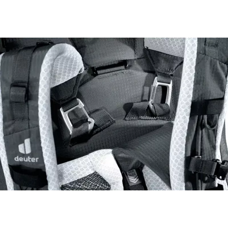 Kuprinė DEUTER Aircontact Pro 75+10 SL Moteriška — 75+10 L, SL pritaikymas, Graphite, 2.88 kg, Nailonas