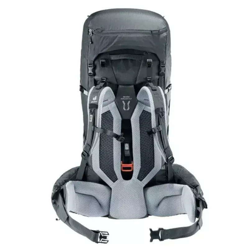 Kuprinė DEUTER Aircontact Pro 75+10 SL Moteriška — 75+10 L, SL pritaikymas, Graphite, 2.88 kg, Nailonas