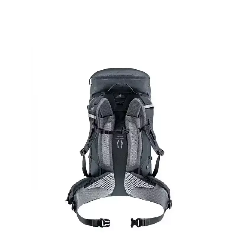 Kuprinė DEUTER Trail PRO 34 SL – moteriška žygių kuprinė 34 L, lengva, patvari, Juoda