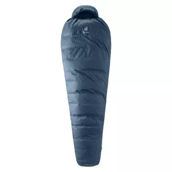 Miego maišas DEUTER Astro 300 EL +2°C – muminės formos, 200 cm, Ripstop Blue