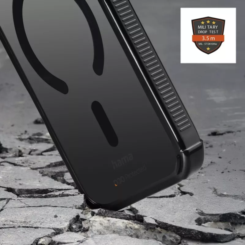 Hama Extreme Protect dėklas iPhone 17 Pro 16 cm (6,3 inch) Juodas
