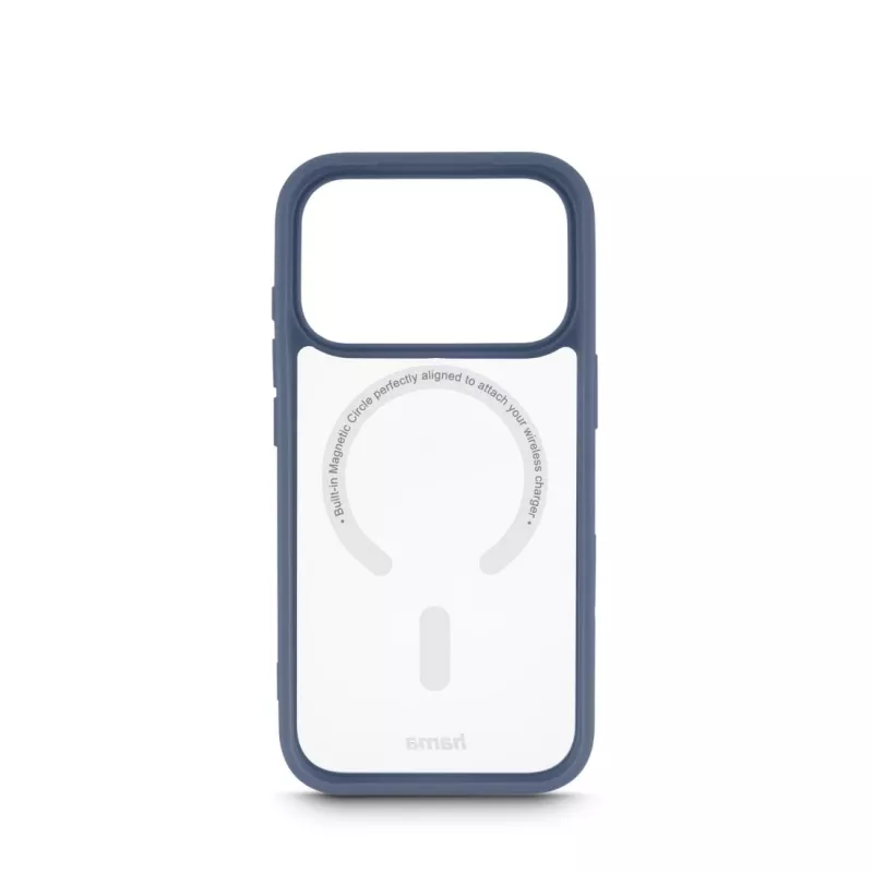Hama Frame Protect dėklas iPhone 17 Pro 16 cm (6.3 inch) Skaidrus, Mėlynas