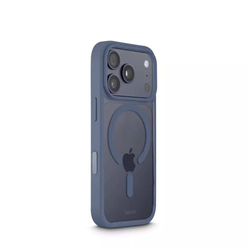 Hama Frame Protect dėklas iPhone 17 Pro 16 cm (6.3 inch) Skaidrus, Mėlynas