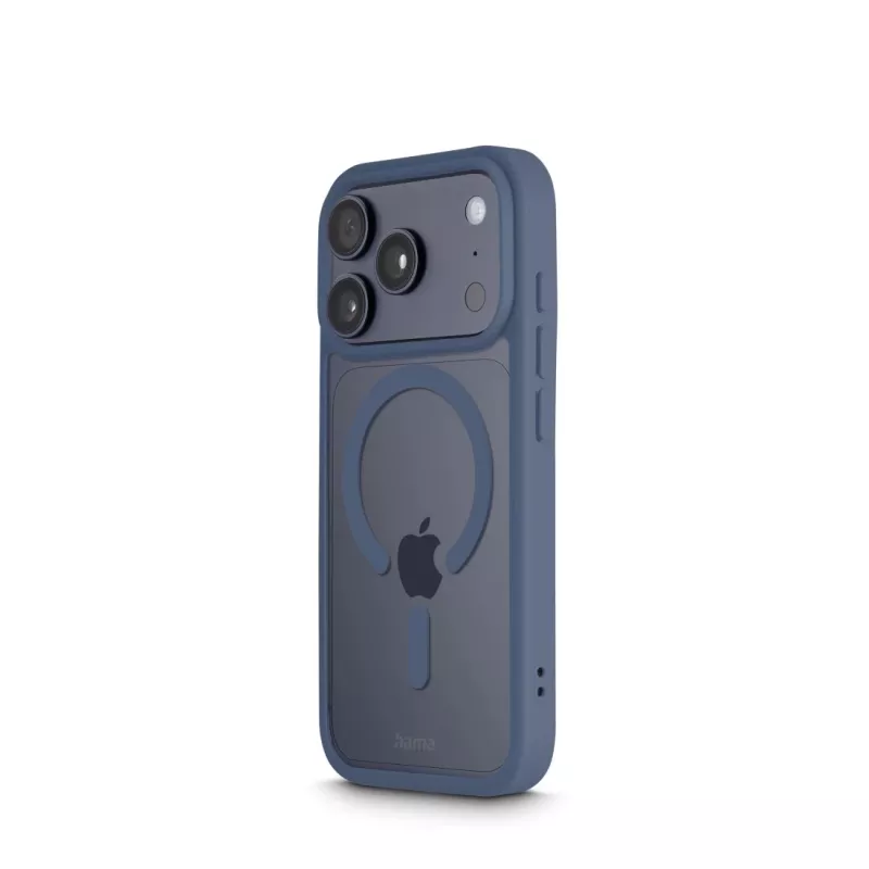 Hama Frame Protect dėklas iPhone 17 Pro 16 cm (6.3 inch) Skaidrus, Mėlynas