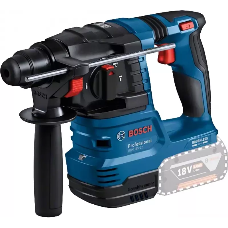 Bosch GBH 18V-22 PROFESSIONAL SDS Plus gręžtuvas-plaktukas