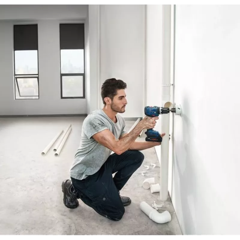 Bosch GSB 18V-65 Professional akumuliatorinis suktuvas 27000 RPM mėlynas