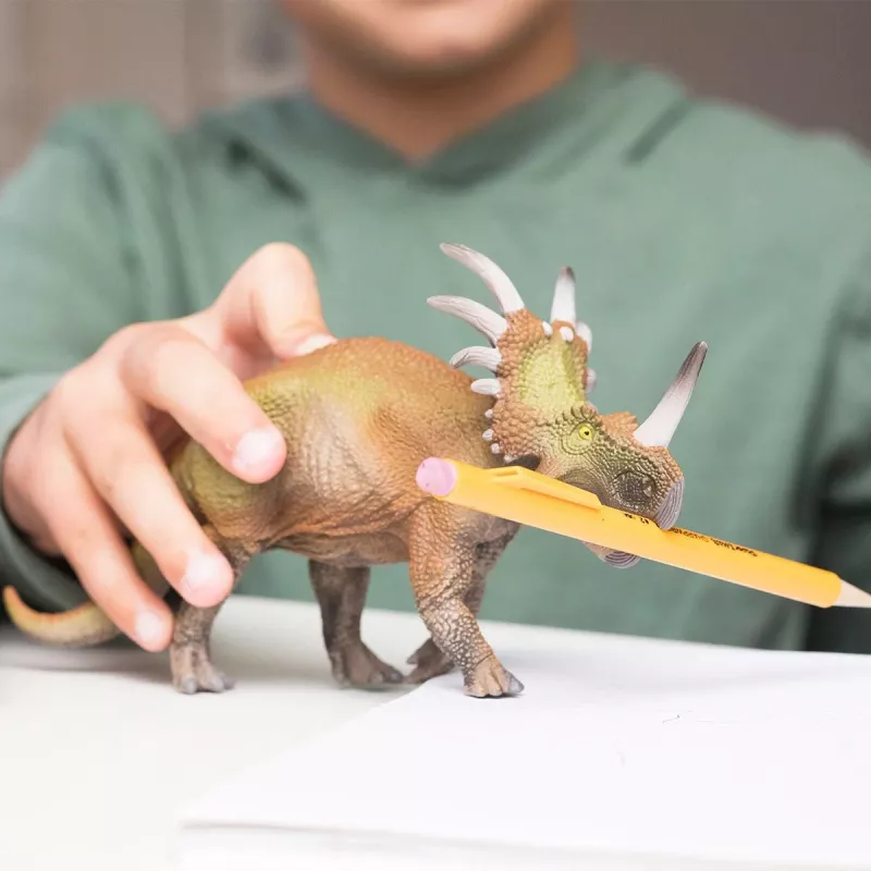 Schleich Dinozaurai Triceratops figūrėlė, 4+ metai, Užkariaujant Žemę, Dinozaurai ir ugnikalnis, Įvairiaspalvė, Plastikas, 1 vnt.