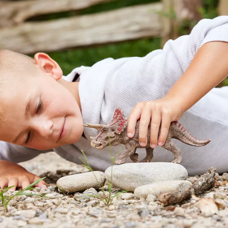 Schleich Dinozaurai Triceratops figūrėlė, 4+ metai, Užkariaujant Žemę, Dinozaurai ir ugnikalnis, Įvairiaspalvė, Plastikas, 1 vnt.