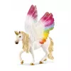 Schleich 70576 Spalvotas plastikinis sparnuotas vaivorykštinis vienaragis 5+