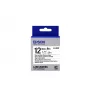 Epson lipdukų kasetė su tvirtu lipdu LK-4WBW juoda/balta 12 mm (9 m)