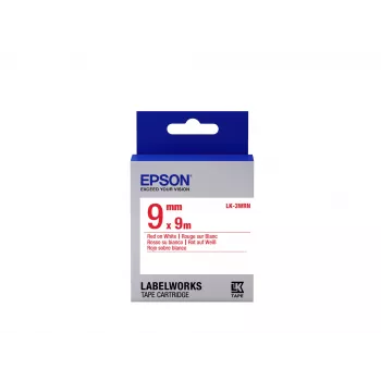 Epson kasetė su etikečių juostele LK-3WRN raudona/balta 9 mm (9 m)