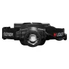 Priekinė lemputė Led Lenser H15R Core – galvos juostos LED žibintuvėlis, 2500 lm, įkraunama 21700 baterija, IP67, 250 m spindulys, 4 galios lygiai, aliuminis, juoda