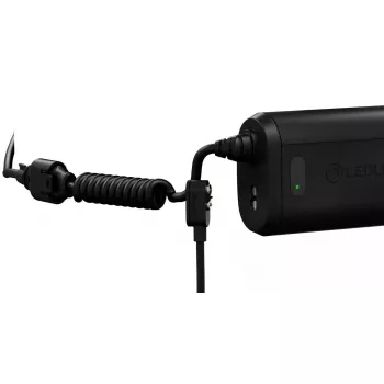 Priekinė lemputė Led Lenser H15R Core – galvos juostos LED žibintuvėlis, 2500 lm, įkraunama 21700 baterija, IP67, 250 m spindulys, 4 galios lygiai, aliuminis, juoda