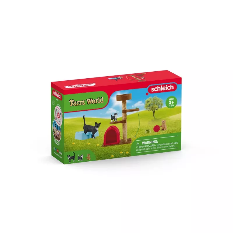 Žaidimų rinkinys Schleich FARM WORLD Žaidimai mieloms katėms