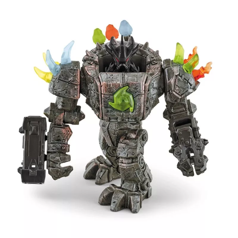 Schleich ELDRADOR CREATURES Pagrindinis robotas su maža būtybe įvairiaspalvis 42549