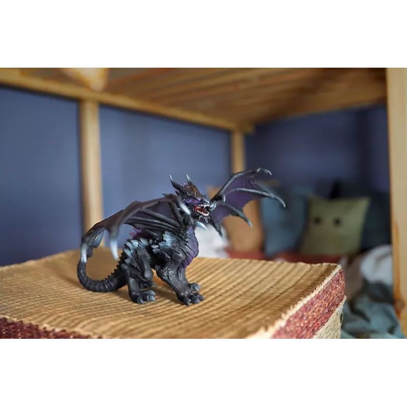 Schleich ELDRADOR CREATURES Šešėlio Drakonas Juodas Violetinis 70152