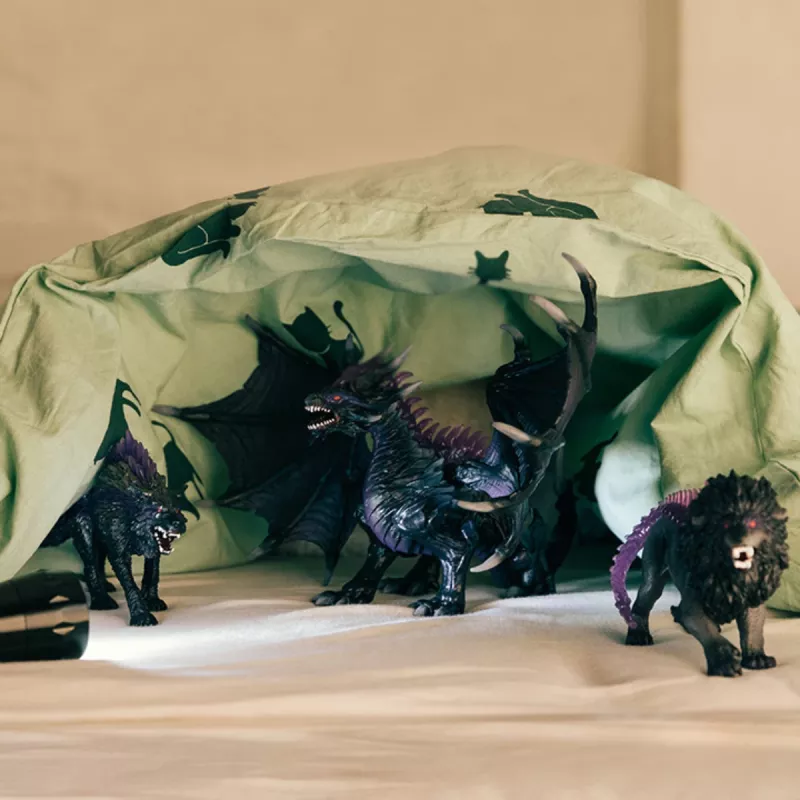 Schleich ELDRADOR CREATURES Šešėlio Drakonas Juodas Violetinis 70152